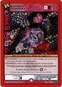 Black Dog of Hanging Hills (Blister Promo) (Amazon Music) - Hiroquest 2.0 - MetaZoo card