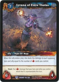 Lyrana of Eldre'Thalas - Twilight of the Dragons - WoW card