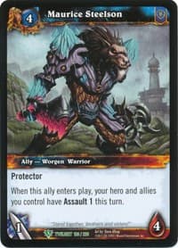 Maurice Steelson - Twilight of the Dragons - WoW card
