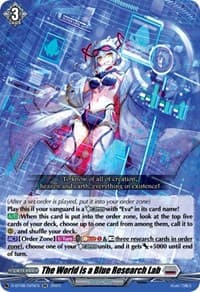 The World is a Blue Research Lab - D-BT08: Minerva Rising - Cardfight Vanguard card