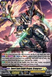 Sword Saint Knight Dragon, Gramgrace - D-BT08: Minerva Rising - Cardfight Vanguard card