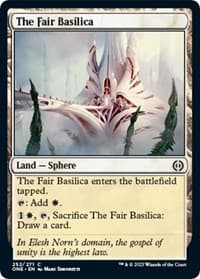 The Fair Basilica - Phyrexia: All Will Be One - Magic: The Gathering card