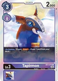 Tapirmon (Official Tournament Pack Vol.8) - Release Special Booster 1.0 - Digimon Card Game card
