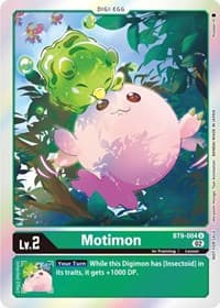 Motimon (Official Tournament Pack Vol.8) - X Record - Digimon Card Game card