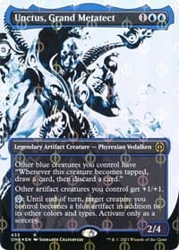 Unctus, Grand Metatect (Showcase) (Step-and-Compleat Foil) - Phyrexia: All Will Be One - Magic: The Gathering card