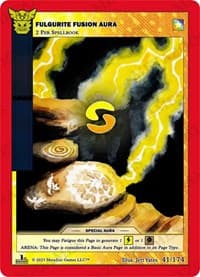 Fulgurite Fusion Aura - Native: First Edition - MetaZoo card