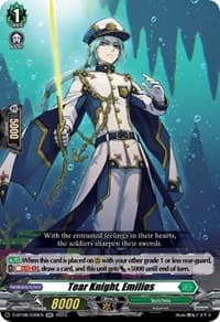 Tear Knight, Emilios - D-BT08: Minerva Rising - Cardfight Vanguard card