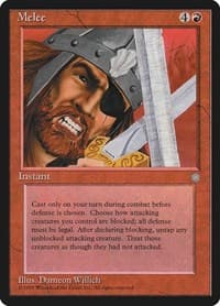Melee - Ice Age - Magic: The Gathering card
