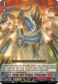 Frying Shot Dragon, Crumstego - D-BT08: Minerva Rising - Cardfight Vanguard card