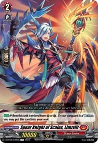 Spear Knight of Scales, Limzviit - D-BT08: Minerva Rising - Cardfight Vanguard card