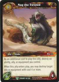 Nag the Twisted - Twilight of the Dragons - WoW card