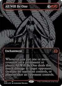 All Will Be One (Oil Slick Raised Foil) - Phyrexia: All Will Be One - Magic: The Gathering card