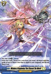 Wisdom of Beginning That Cleared The World - D-BT08: Minerva Rising - Cardfight Vanguard card