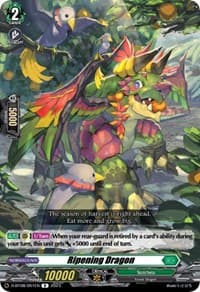Ripening Dragon - D-BT08: Minerva Rising - Cardfight Vanguard card
