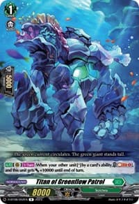Titan of Greenflow Patrol - D-BT08: Minerva Rising - Cardfight Vanguard card
