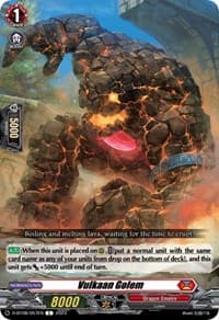 Vulkaan Golem - D-BT08: Minerva Rising - Cardfight Vanguard card
