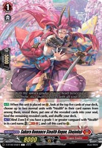Sakura Romance Stealth Rogue, Shojodoji - D-BT08: Minerva Rising - Cardfight Vanguard card