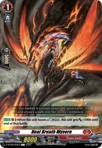 Heat Breath Wyvern - D-BT08: Minerva Rising - Cardfight Vanguard card