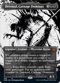 Drivnod, Carnage Dominus (Showcase) - Phyrexia: All Will Be One - Magic: The Gathering card