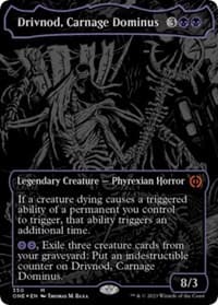 Drivnod, Carnage Dominus (Oil Slick Raised Foil) - Phyrexia: All Will Be One - Magic: The Gathering card