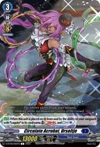 Circulate Acrobat, Urseltje - D-BT08: Minerva Rising - Cardfight Vanguard card