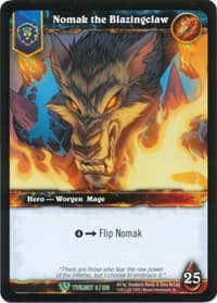 Nomak the Blazingclaw - Twilight of the Dragons - WoW card