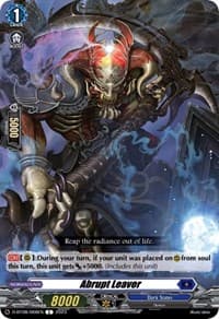 Abrupt Leaver - D-BT08: Minerva Rising - Cardfight Vanguard card