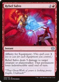 Rebel Salvo - Phyrexia: All Will Be One - Magic: The Gathering card