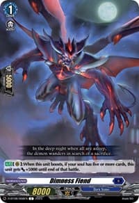 Dimness Fiend - D-BT08: Minerva Rising - Cardfight Vanguard card