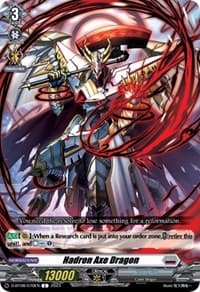 Hadron Axe Dragon - D-BT08: Minerva Rising - Cardfight Vanguard card