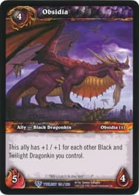 Obsidia - Twilight of the Dragons - WoW card