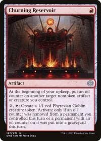 Churning Reservoir - Phyrexia: All Will Be One - Magic: The Gathering card