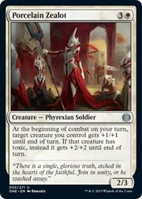 Porcelain Zealot - Phyrexia: All Will Be One - Magic: The Gathering card
