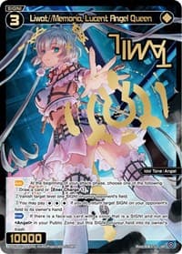 Liwat//Memoria, Lucent Angel Queen (SRP) - Welcome Back Diva -Lostorage- - WIXOSS card