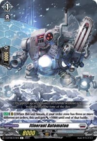 Itinerant Automaton - D-BT08: Minerva Rising - Cardfight Vanguard card