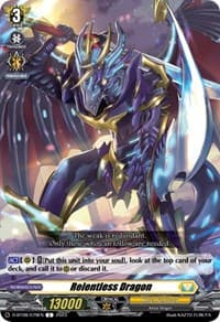 Relentless Dragon - D-BT08: Minerva Rising - Cardfight Vanguard card
