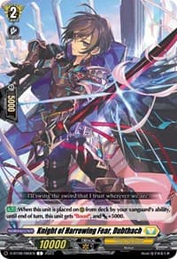 Knight of Harrowing Fear, Dubthach - D-BT08: Minerva Rising - Cardfight Vanguard card