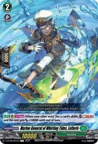 Marine General of Whirling Tides, Lefteris - D-BT08: Minerva Rising - Cardfight Vanguard card