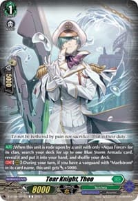 Tear Knight, Theo - D-BT08: Minerva Rising - Cardfight Vanguard card