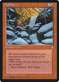 Melting - Ice Age - Magic: The Gathering card
