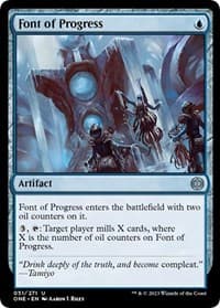 Font of Progress - Phyrexia: All Will Be One - Magic: The Gathering card