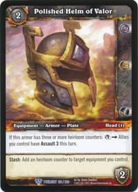 Polished Helm of Valor - Twilight of the Dragons - WoW card