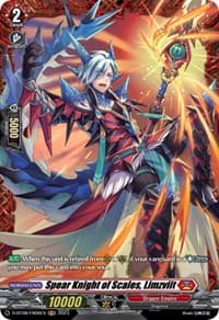 Spear Knight of Scales, Limzviit (FR) - D-BT08: Minerva Rising - Cardfight Vanguard card