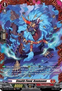 Stealth Fiend, Koumaaun (FR) - D-BT08: Minerva Rising - Cardfight Vanguard card