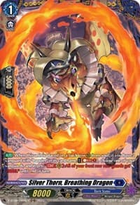 Silver Thorn, Breathing Dragon (FR) - D-BT08: Minerva Rising - Cardfight Vanguard card