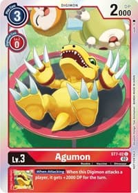 Agumon (Official Tournament Pack Vol.8) - Starter Deck 07: Gallantmon - Digimon Card Game card