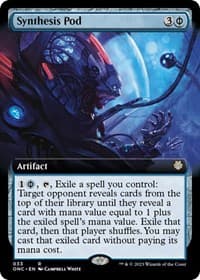 Synthesis Pod (Extended Art) - Commander: Phyrexia: All Will Be One - Magic: The Gathering card