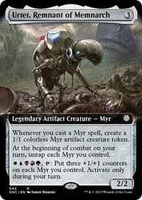Urtet, Remnant of Memnarch (Extended Art) - Commander: Phyrexia: All Will Be One - Magic: The Gathering card