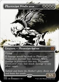 Phyrexian Vindicator (Showcase) - Phyrexia: All Will Be One - Magic: The Gathering card