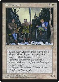 Mercenaries - Ice Age - Magic: The Gathering card